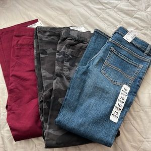 Boys pants bundle size 10